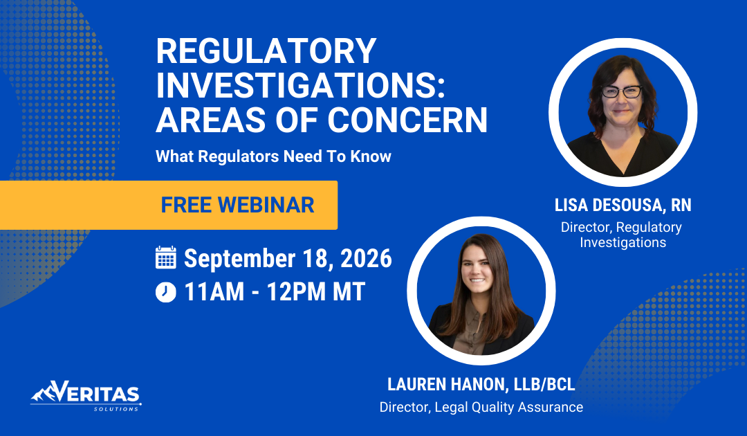 Regulatory Investigations: Areas of Concern