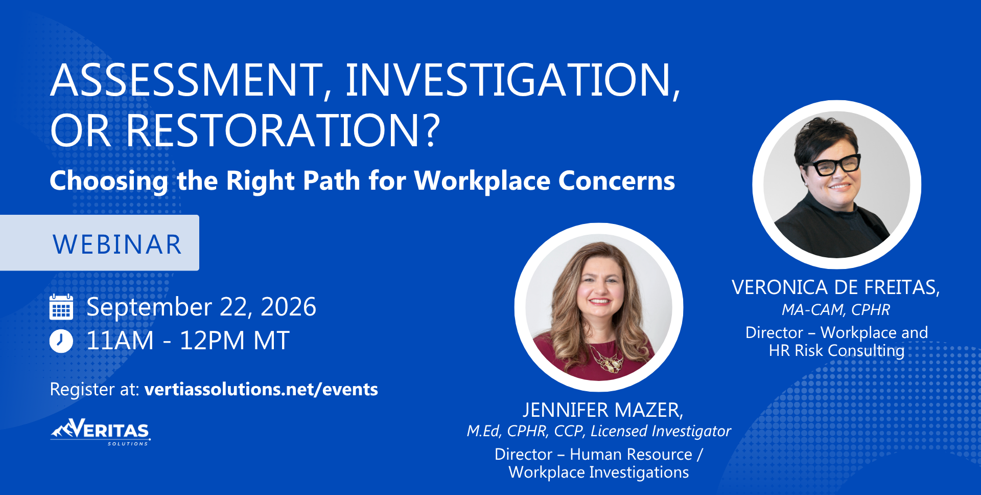 Assessment, Investigation or Restoration?