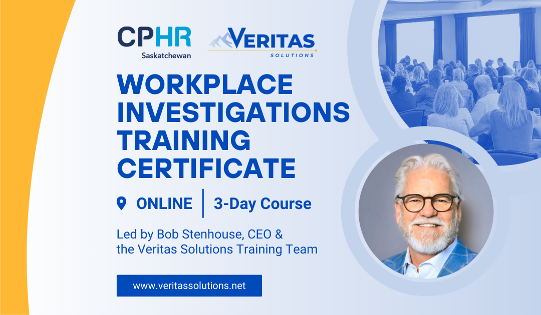 Workplace Investigations Training Certificate | CPHR Saskatchewan